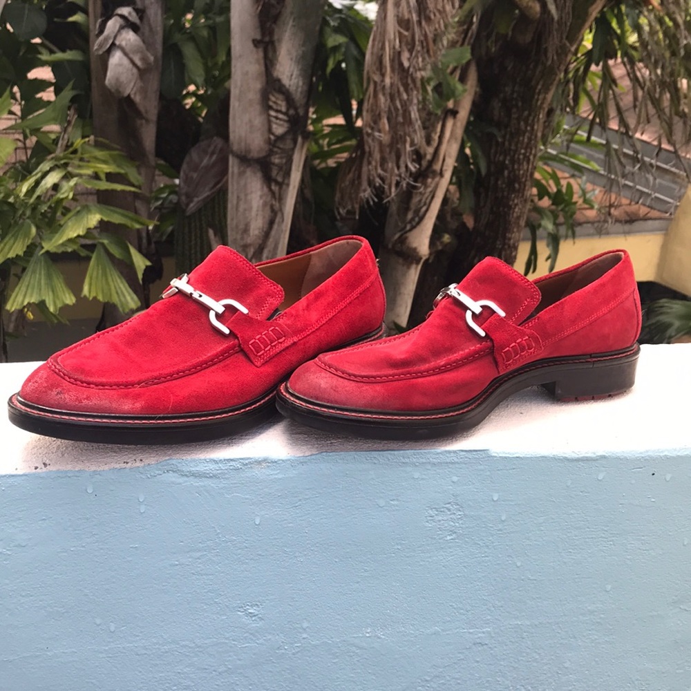 Donald Pliner Red Loafer